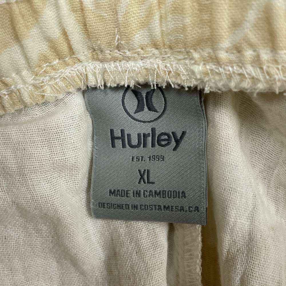 Hurley Women's XL Casual Pants Tan Cotton d1097 - Picture 6 of 8